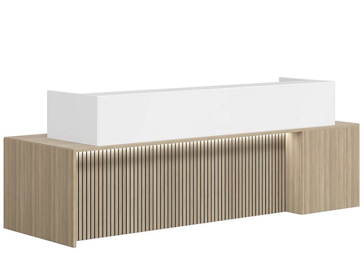 Split Reception Desk