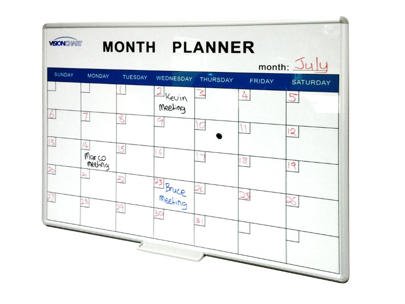 Whiteboard Month Planner