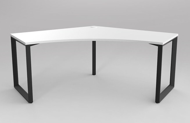 Anvil Corner Desk White White
