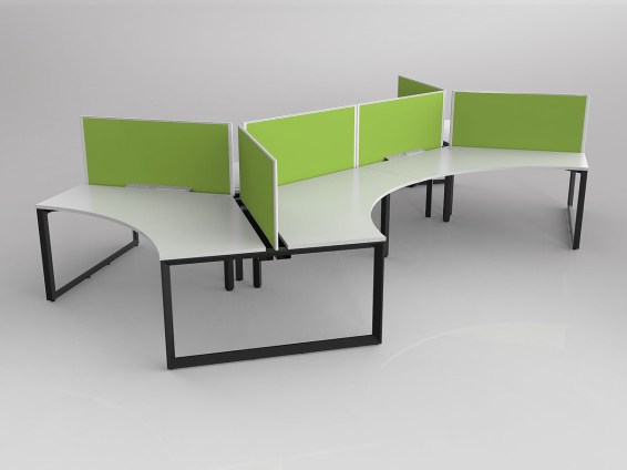 Anvil Corner Desk White White