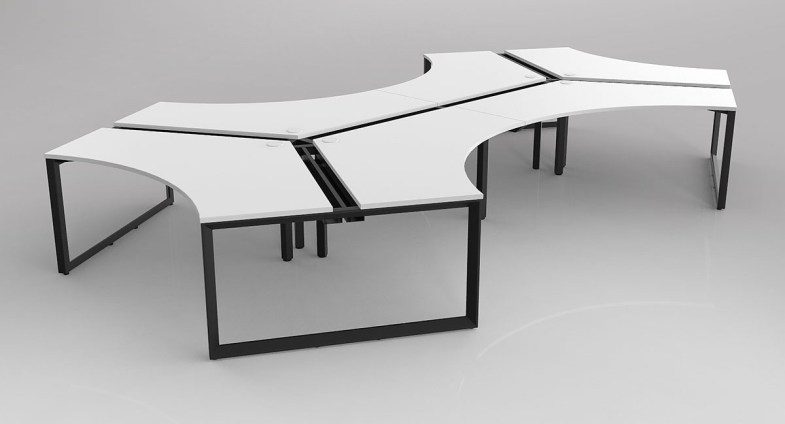 Anvil Corner Desk White White