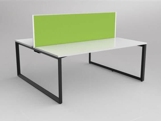 Anvil Straight Desk White White