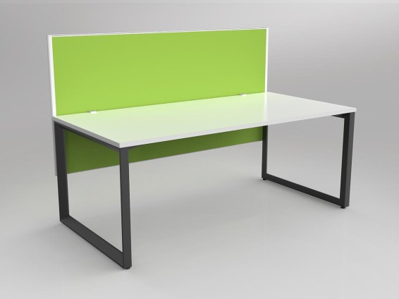 Anvil Straight Desk White White