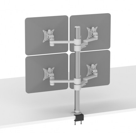 C.ME_Quad_monitor_arm_White