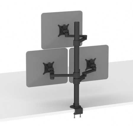 C.ME_Triple_monitor_arm_black