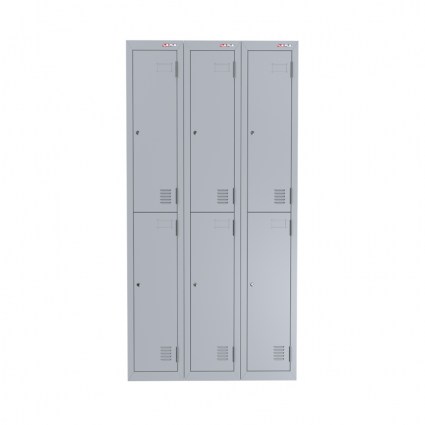 Two Tier Lockers - Grey