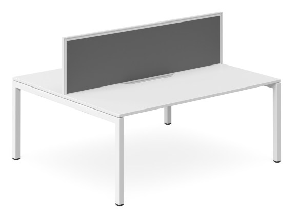 Plaza Tek 2 Person Back to Back Workstation