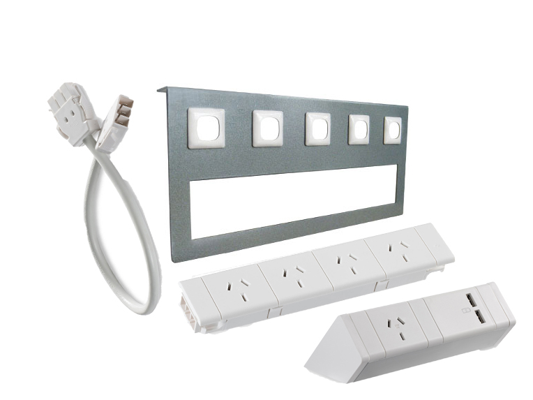 Under with Above Desk Soft Wiring Kit